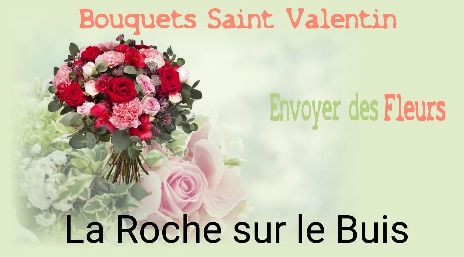 Roses de Saint-Valentin livrées à La Roche-sur-le-Buis